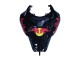Mejores Carenados Moto Ducati 848/1098/1198 2007-2014 - Negro Brillante Amarillo Azul Rojo Bull