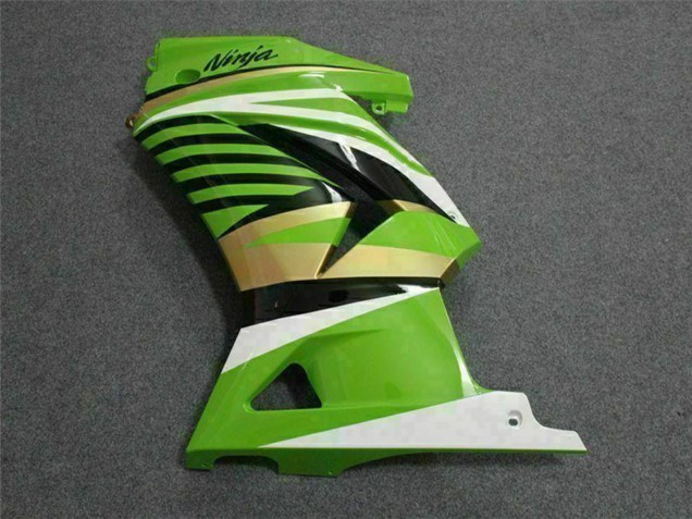 Mejores Carenado Moto Kawasaki EX250 2008-2012 - Verde Blanco Negro