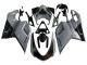 Mejores Carenados Moto Ducati 848 2007-2014 - Plata Oro Negro Mate