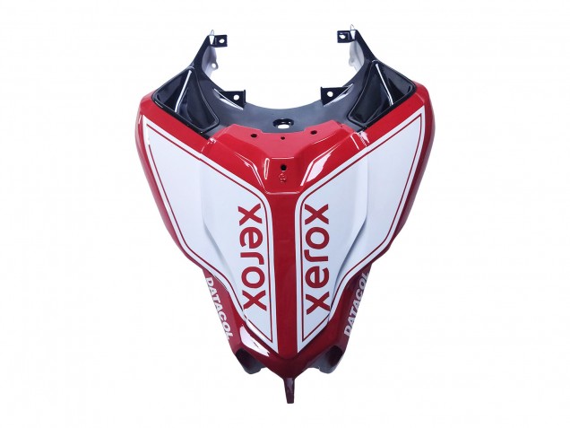 Mejores Carenados Moto Ducati 848/1098/1198 2007-2014 - Blanco Rojo Negro Brillante Valsir Xerox