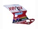 Mejores Carenados Moto Ducati 848/1098/1198 2007-2014 - Blanco Rojo Negro Brillante Valsir Xerox