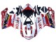 Mejores Carenados Moto Ducati 848/1098/1198 2007-2014 - Blanco Rojo Negro Brillante Valsir Xerox