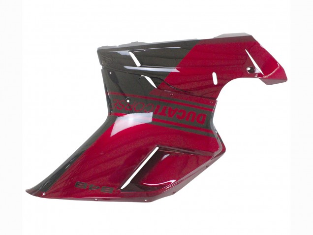 Mejores Carenado Moto Ducati 848 2007-2014 - Rojo Negro Brillante