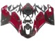 Mejores Carenado Moto Ducati 848 2007-2014 - Rojo Negro Brillante