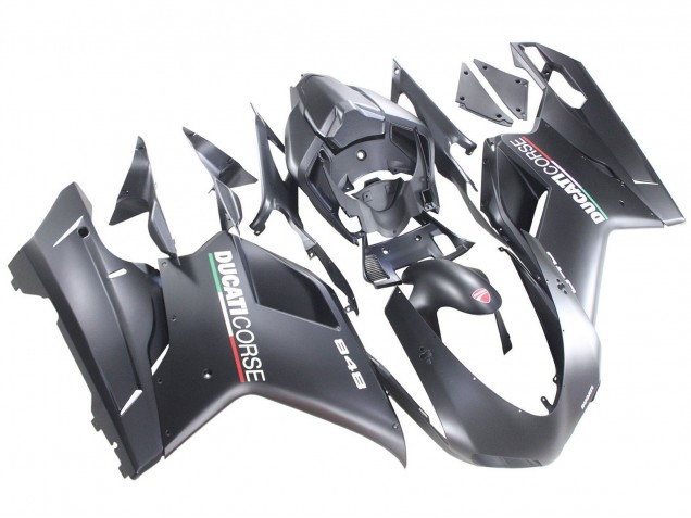 Mejores Carenados Moto Ducati 848 2007-2014 - Gris Mate