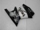 Mejores Carenados Moto Kawasaki EX250 2008-2012 - Negro Brillante Blanco West