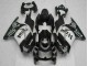 Mejores Carenados Moto Kawasaki EX250 2008-2012 - Negro Brillante Blanco West