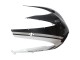 Mejores Carenados Moto Ducati 848/1098/1198 2007-2014 - Blanco Negro Brillante Corse