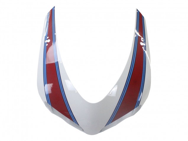 Mejores Carenados Moto Ducati 1098 2007-2014 - Blanco Rojo Azul Negro Brillante Martini