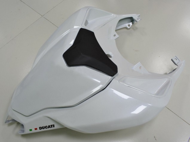 Mejores Carenados Moto Ducati 848 2007-2014 - Blanco Negro Mate