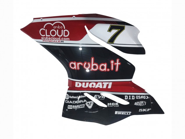 Mejores Carenados Moto Ducati Panigale 899/1199 2011-2014 - Blanco Rojo Negro Brillante Aruba.it 7