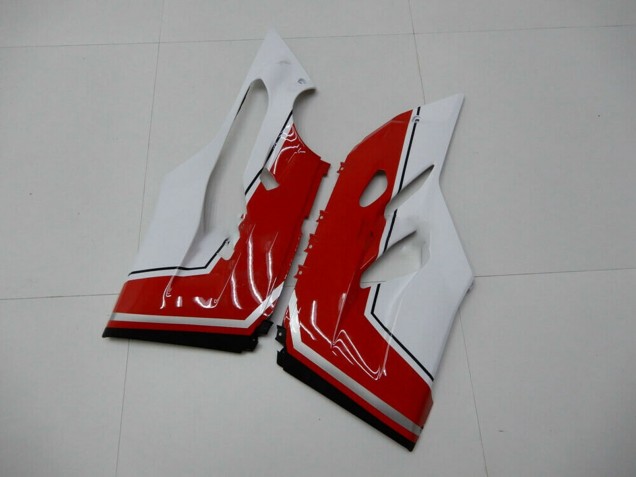 Mejores Carenados Moto Ducati 1199 2011-2014 - Blanco Rojo Negro Mate