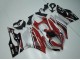 Mejores Carenado Moto Ducati Panigale 899 2011-2014 - Blanco Rojo Negro Brillante