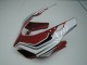 Mejores Carenado Moto Ducati Panigale 899 2011-2014 - Blanco Rojo Negro Brillante