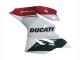 Mejores Carenados Moto Ducati Panigale 899 2011-2014 - Blanco Rojo Negro Brillante