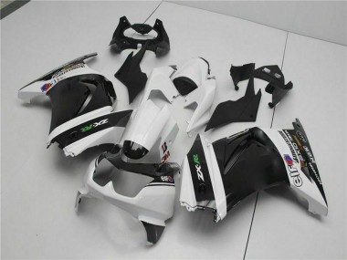 Mejores Carenados Moto Kawasaki EX250 2008-2012 - Blanco Negro Verde