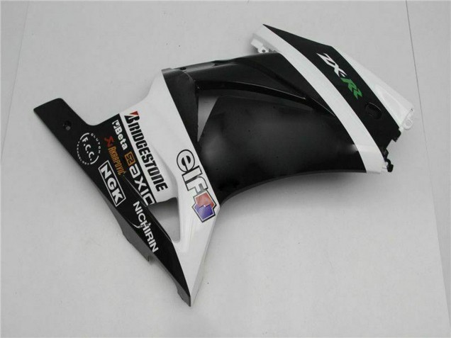 Mejores Carenados Moto Kawasaki EX250 2008-2012 - Blanco Negro Verde