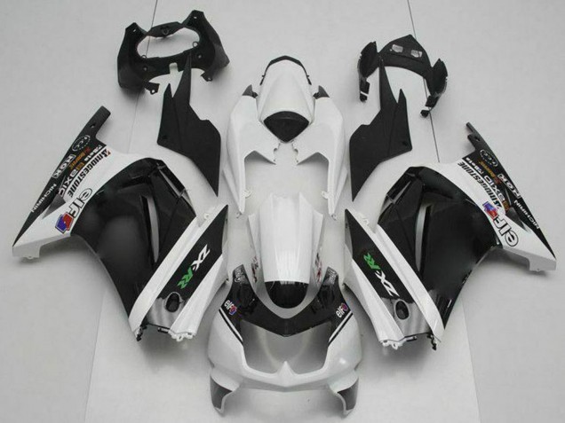 Mejores Carenados Moto Kawasaki EX250 2008-2012 - Blanco Negro Verde