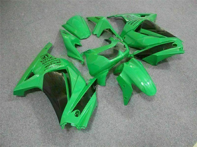 Mejores Carenados Moto Kawasaki EX250 2008-2012 - Verde Negro