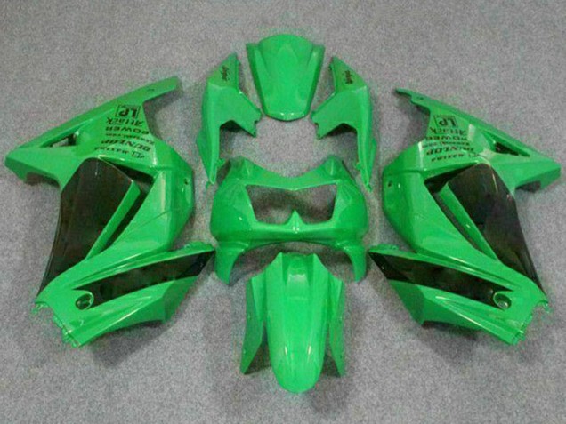Mejores Carenados Moto Kawasaki EX250 2008-2012 - Verde Negro