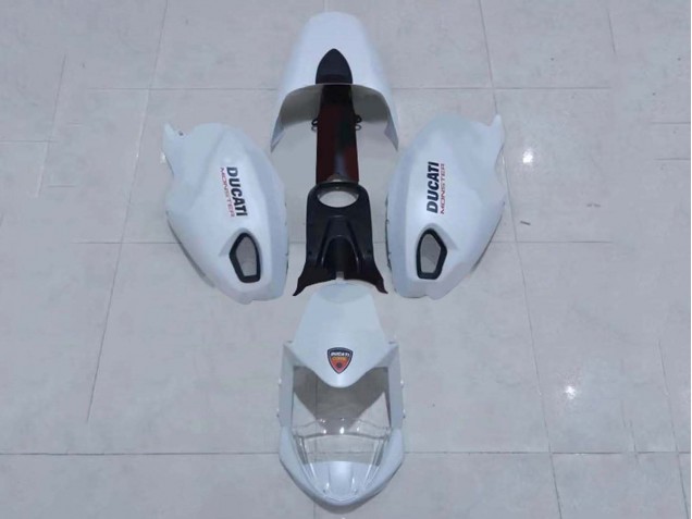 Mejores Carenado Moto Ducati Monster 696 796 1100 1100S 2008-2012 - Blanco