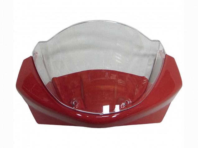 Mejores Carenados Moto Ducati Monster 696 796 1100 1100S 2008-2012 - Rojo Blanco
