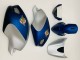 Mejores Carenados Moto Ducati Monster 696 796 1100 1100S 2008-2012 - Azul Oscuro Plata