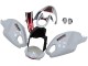Mejores Carenados Moto Ducati Monster 696 796 1100 1100S 2008-2012 - Blanco Rojo Negro Brillante