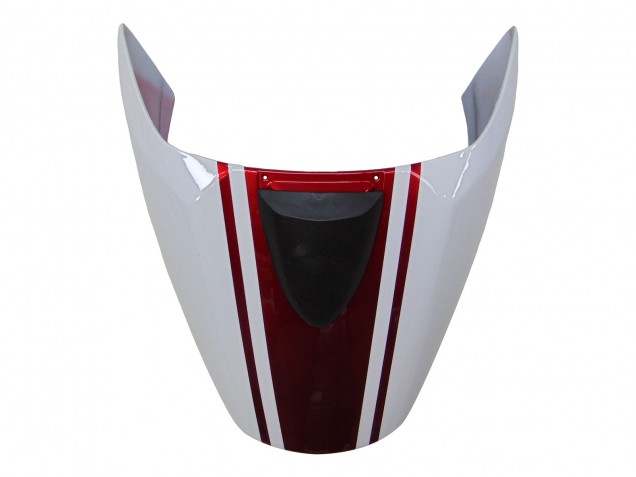 Mejores Carenados Moto Ducati Monster 696 796 1100 1100S 2008-2012 - Blanco Rojo Negro Brillante