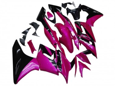 Mejores Carenados Moto Honda CBR125R 2002-2006 - Rosa Negro Brillante