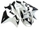 Mejores Carenados Moto Honda CBR125R 2002-2006 - Blanco Negro Brillante