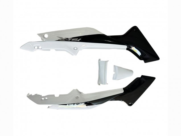 Mejores Carenados Moto Honda CBR125R 2002-2006 - Blanco Negro Brillante