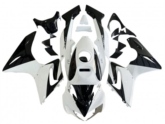 Mejores Carenados Moto Honda CBR125R 2002-2006 - Blanco Negro Brillante
