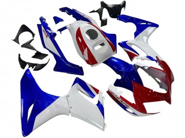Mejores Carenados Moto Honda CBR125R 2002-2006 - Blanco Azul Rojo