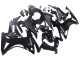 Mejores Carenados Moto Honda CBR500R 2013-2015 - Negro Brillante Negro Mate