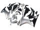 Mejores Carenado Moto Honda CBR500R 2013-2015 - Plata Negro Brillante