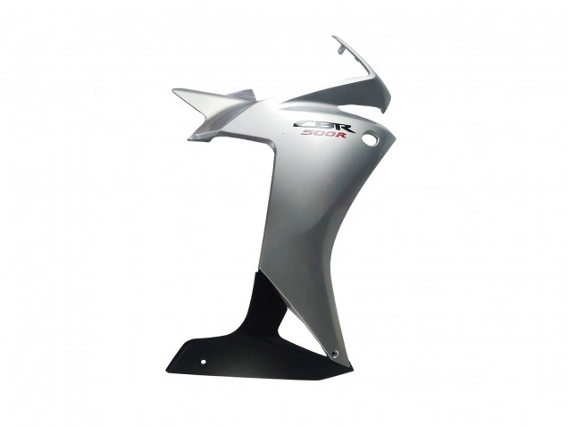 Mejores Carenado Moto Honda CBR500R 2013-2015 - Plata Negro Brillante