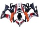 Mejores Carenados Moto Honda CBR500R 2013-2015 - Naranja Blanco Rojo Negro Brillante Repsol 3