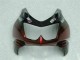 Mejores Carenados Moto Kawasaki EX250 2008-2012 - Negro Brillante Rojo Granate