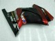 Mejores Carenados Moto Kawasaki EX250 2008-2012 - Negro Brillante Rojo Granate