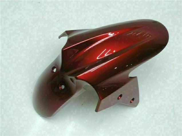 Mejores Carenados Moto Kawasaki EX250 2008-2012 - Negro Brillante Rojo Granate