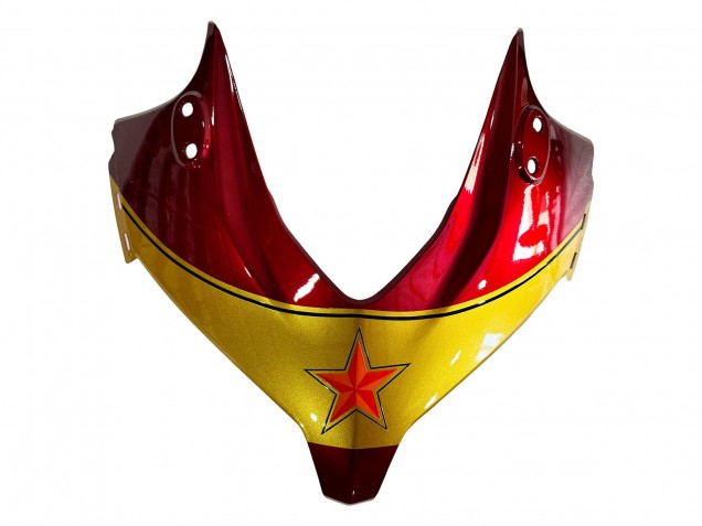 Mejores Carenados Moto Honda CBR500R 2013-2015 - Rojo Azul Amarillo Estrella