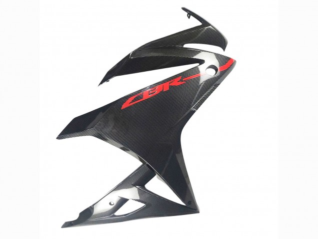 Mejores Carenados Moto Honda CBR500R 2016-2018 - Negro FibraCarbono Rojo