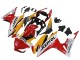 Mejores Carenados Moto Honda CBR500R 2016-2018 - Amarillo Blanco Rojo Repsol HRC