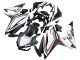 Mejores Carenados Moto Honda CBR500R 2016-2018 - Blanco Rojo Negro Mate