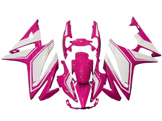 Mejores Carenados Moto Honda CBR500R 2016-2018 - Rosa Blanco