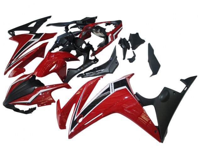 Mejores Carenados Moto Honda CBR500R 2016-2018 - Rojo Blanco Negro Mate