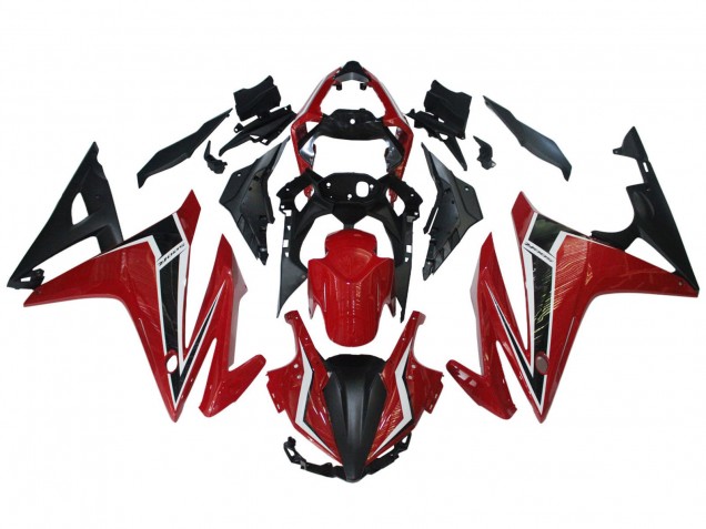 Mejores Carenados Moto Honda CBR500R 2016-2018 - Rojo Blanco Negro Mate