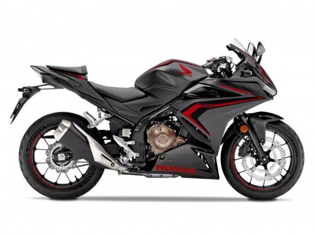 Mejores Carenados Moto Honda CBR500R 2022-2023 - Negro Mate Rojo
