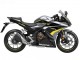 Mejores Carenados Moto Honda CBR500R 2022-2023 - Plata Amarillo Negro Brillante